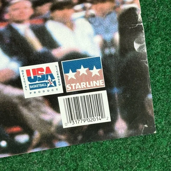 Vtg 90s Socttie Pippen Team USA Basketball Dream Team Olympics 22x34” Poster